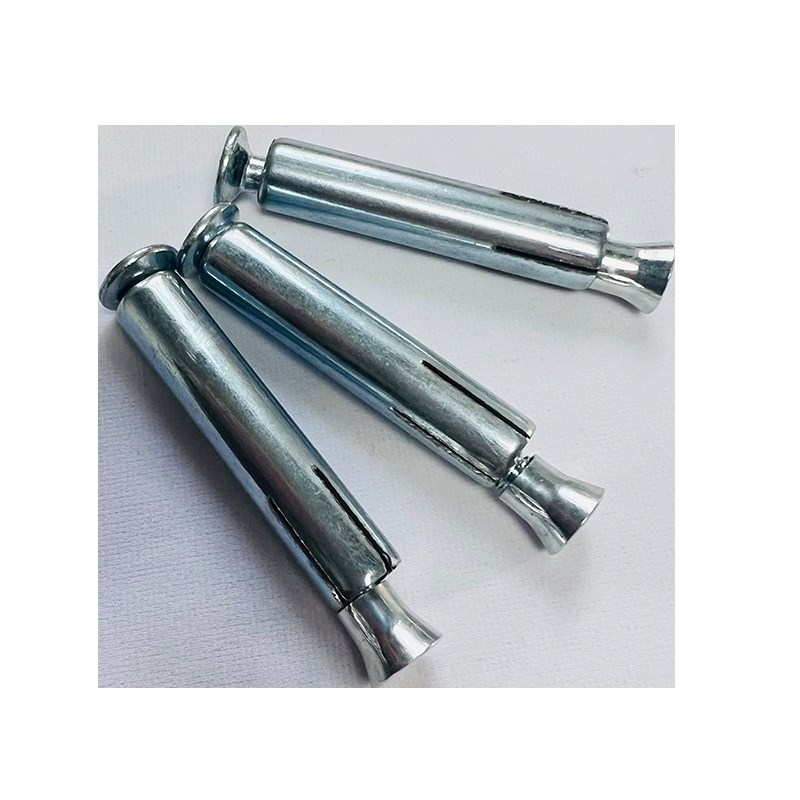 镀锌十字沉头内膨胀螺丝加长平头铁膨胀拉爆门窗内爆膨胀螺栓MM8