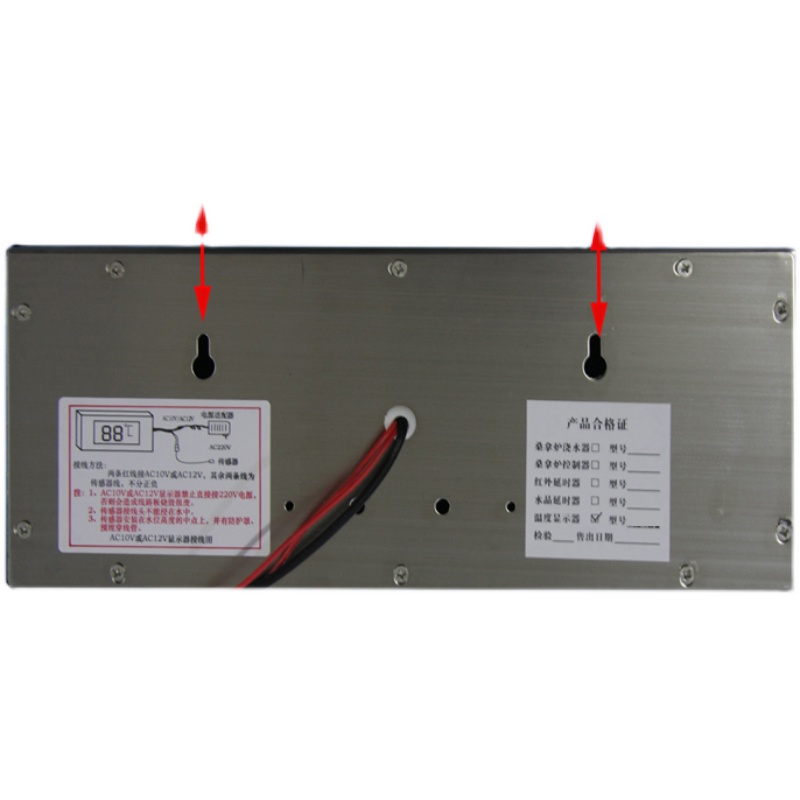 大屏幕耐高温高精度锈钢防水数显电池测温液体数字温度计显示器