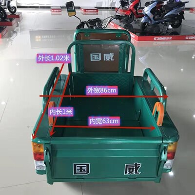 国威电动轮代步货接送孩子载重货
