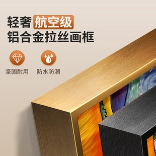 梵丰收油画客厅挂画手绘莫奈世界名画沙发背景墙装饰画大气壁画