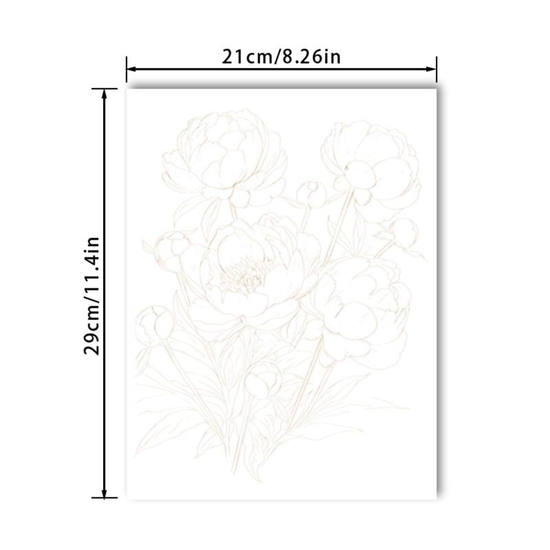 瓶中花涂色卡丙烯马克笔花卉线稿上色治愈填色解压涂鸦卡20张