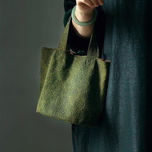 雅吉手包新中g国风旗袍汉代斗为母亲4050生日礼物手持小袋