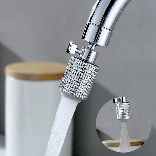 厨房水龙头起泡器可调过滤网洗菜池脸面盆龙头万向V旋转防溅出水