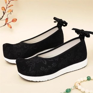 明制鞋子男F士古风鞋子男款汉服鞋宋代男鞋古装靴子翘头汉服婚鞋