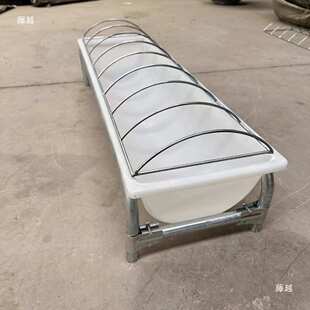 养殖新款羊羔开口补料槽长方形干湿两用喂食槽加厚小羊喝家用