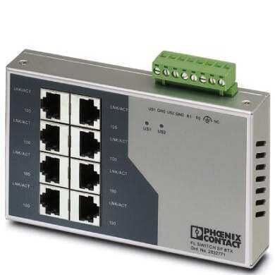 以太网交换机- FL SWITCH SF 6TX/2FX ST - 2832674原装菲尼克斯
