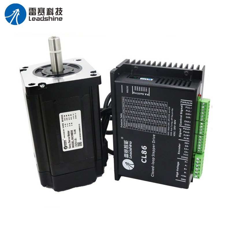 86CME闭环驱动器电机套装直流步进电机雷赛小型减速调速三相单相