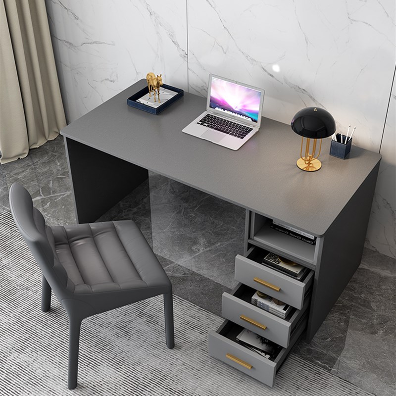 实木简约现代家用台式电脑桌书房设计写字台儿童书桌办公桌子组装