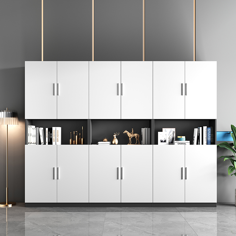 文件柜资料柜办公柜办公室柜子落地式收纳柜储物柜木质档案柜书柜