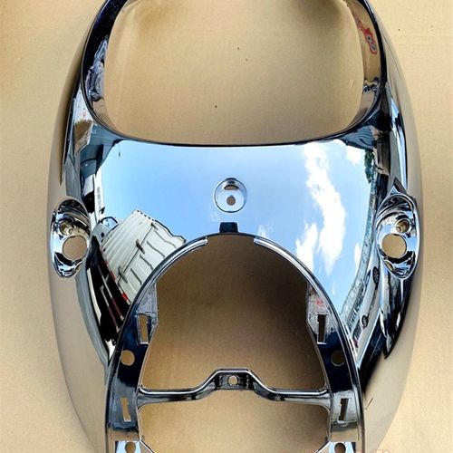 欧版小龟王电镀外壳誉隆加长摩托车配件龟五改装电镀外壳酒红订制