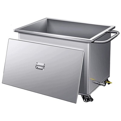 不锈钢水箱方形储水箱储物箱工业储水箱移动式手推车浸泡池解冻池