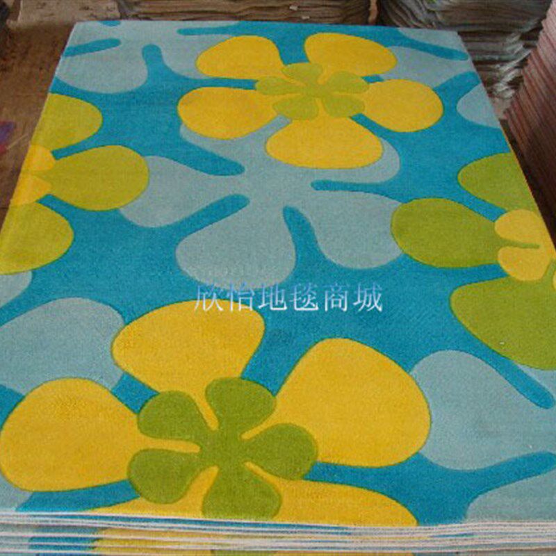 欣怡地毯 手工腈纶地毯 客厅 卧室 茶几地毯1K60*230cm(可定做)