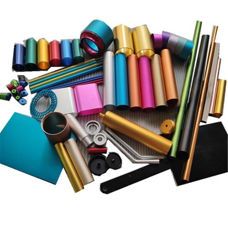 彩色氧化喷砂铝管 铝棒加工 装饰6063氧化铝管 弯管加工 6061铝管