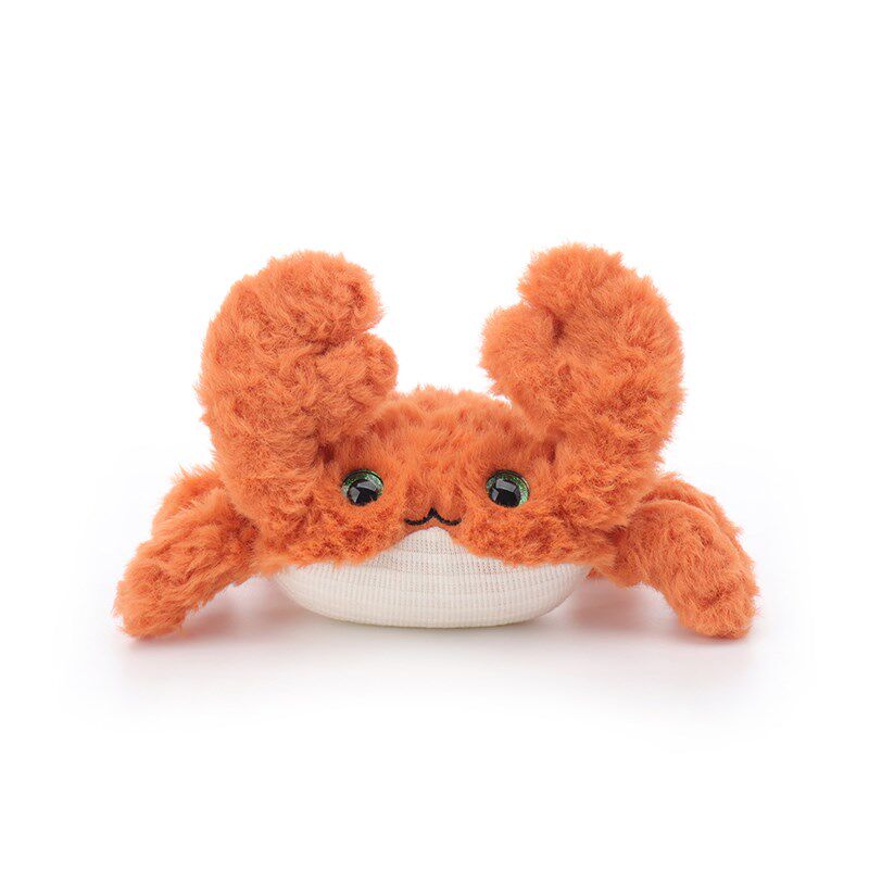 瑞可羊调皮小螃蟹玩偶可爱公仔毛绒玩具安抚娃娃女孩海洋玩偶礼物