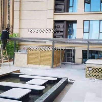 316卡扣不锈钢绳网304钢丝防坠网露台一楼防高空抛物网防堕落物网