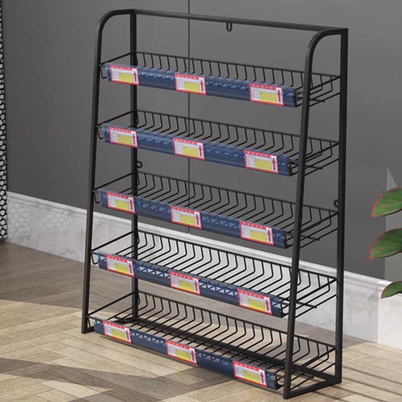 超市货架转角收银台前货架陈列展示架 可拆卸小卖部超市口香糖架