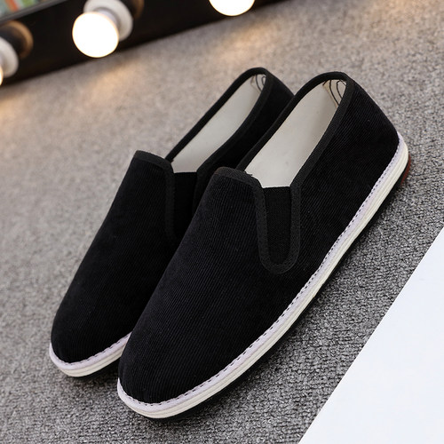 就想穿2021春夏季老北京女新款男布鞋手工水洗千层底弹力时尚薄款