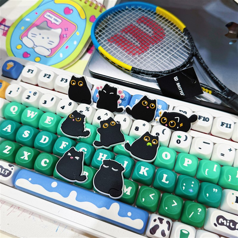 奶思网球可爱猫咪避震器网球拍避震粒ins猫咪网球避震器防震粒