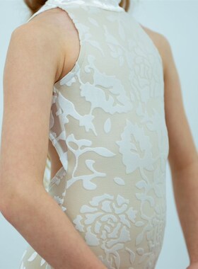 舞蹈共和新款纽约百老汇xiaoxiao儿童芭蕾练功衣C1517丝绒连体服