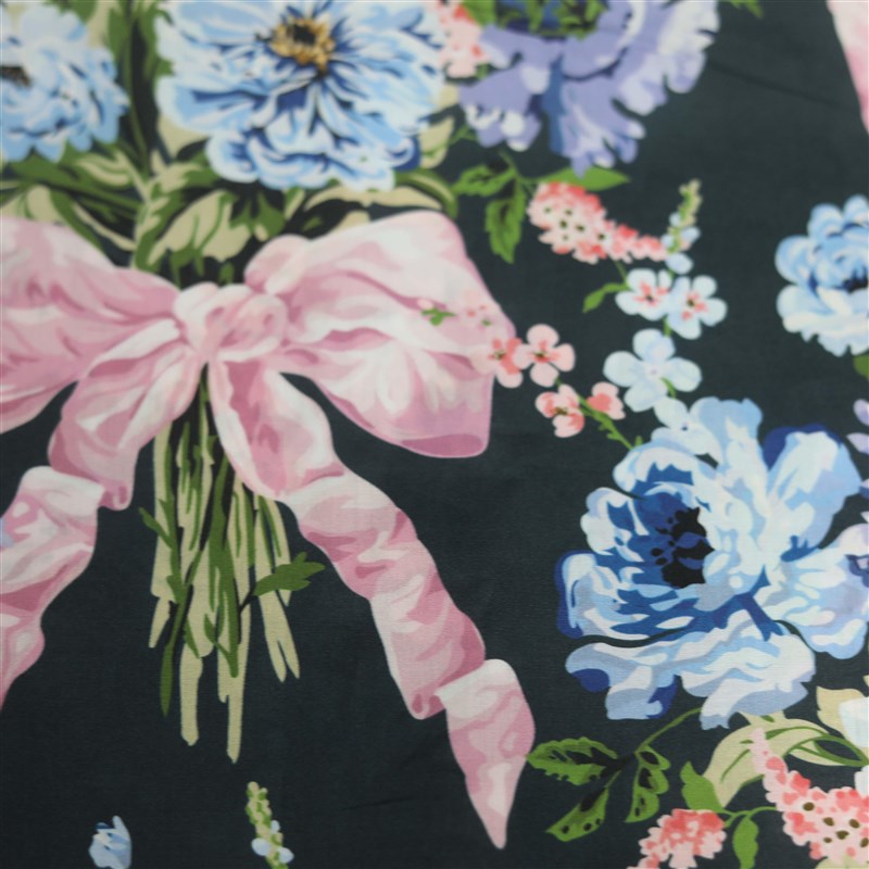 【105176-1】Liberty Bow bouquet80支高密印花diy服装面料