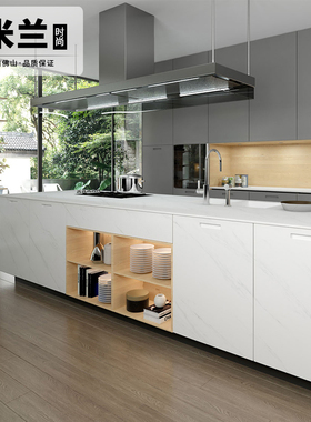 1600x3200白色哑光岩板15毫米背景墙台面倒台展柜岩板加工大板