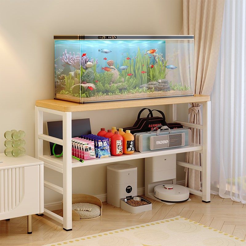鱼缸架子专用架鱼缸底柜承重底座双层鱼缸架置物架鱼缸支架放置柜,收纳整理,整理架/置物架/收纳架,淘宝优惠券,粉丝福利购,淘宝优惠卷