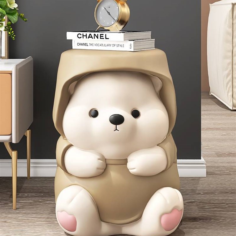 元气熊入户玄关换鞋凳落地摆件家居饰品客厅沙发旁床头柜乔迁新居