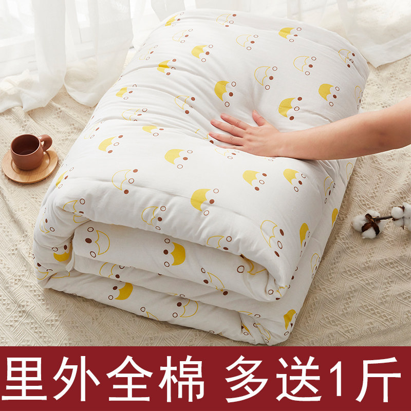 新疆纯棉花被子手工冬被被芯春秋全棉棉被冬季加厚保暖家用单双人,床上用品,棉花被,淘宝优惠券,粉丝福利购,淘宝优惠卷