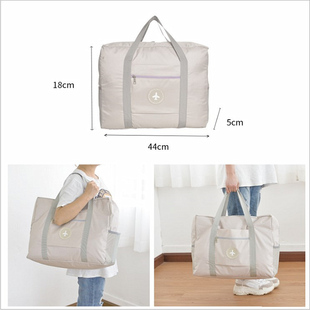 防水待产包手提登机包拉杆箱大容量可折叠牛津布行李包旅行收纳包