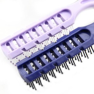 九排梳高温排骨梳油头梳大背头梳子按摩梳彩色排骨梳家用造型梳