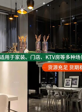 黑色镜面板装饰板碳晶板竹炭木黑镜吊顶饰面板墙板护墙板炭晶板材