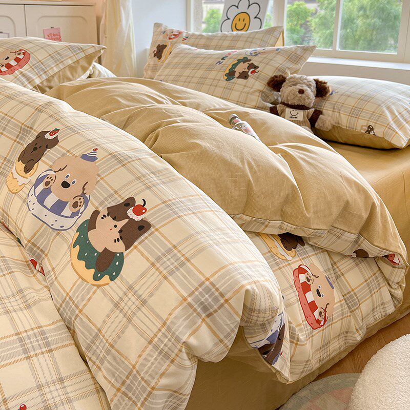 纯棉全棉被套单件2024新款宿舍被单人学生被罩150x200x230褥子套4,床上用品,被套,淘宝优惠券,粉丝福利购,淘宝优惠卷