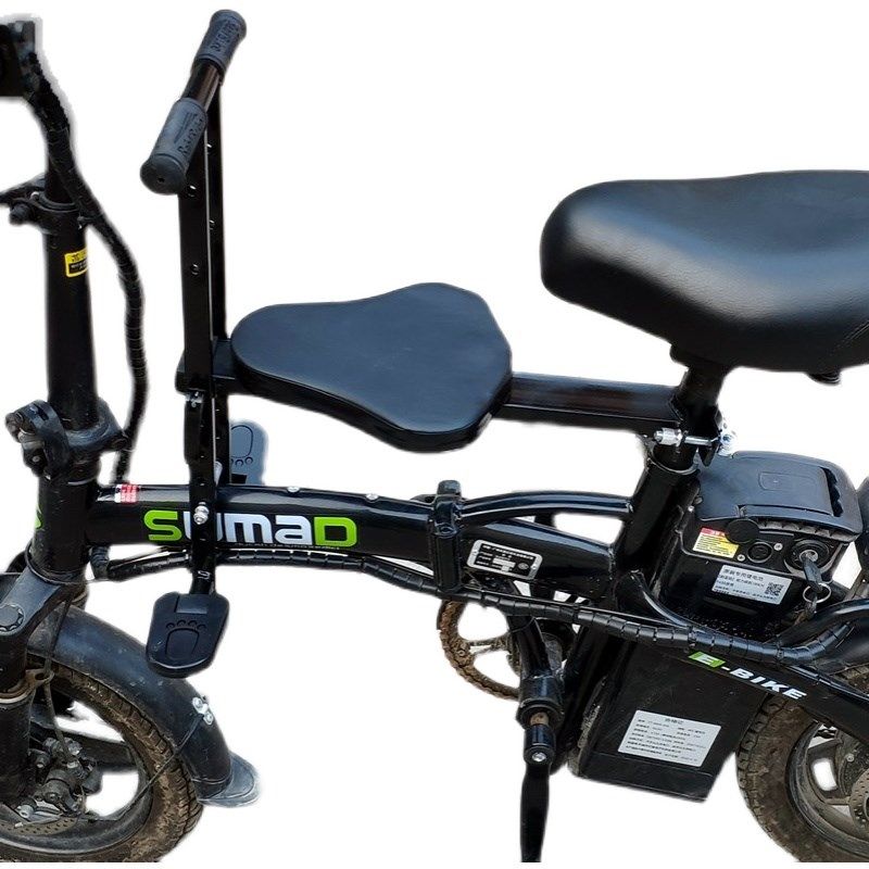 折叠电动车儿童座椅快拆前置代驾车宝宝坐椅电车自行车便携椅子