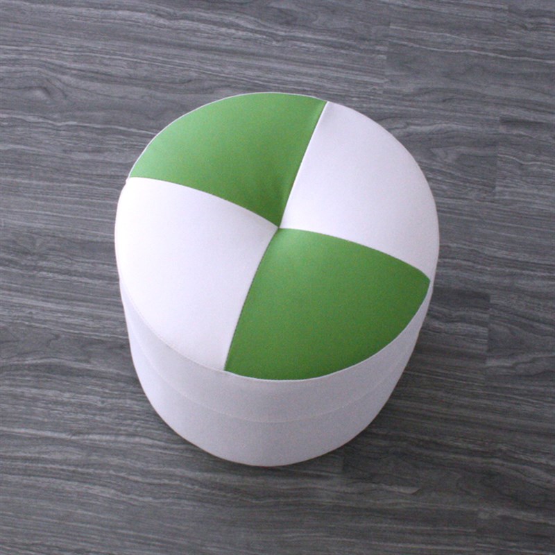 沙发凳定制 拼接皮艺个性坐凳 圆形试鞋凳 40公分装饰厅沙发脚凳