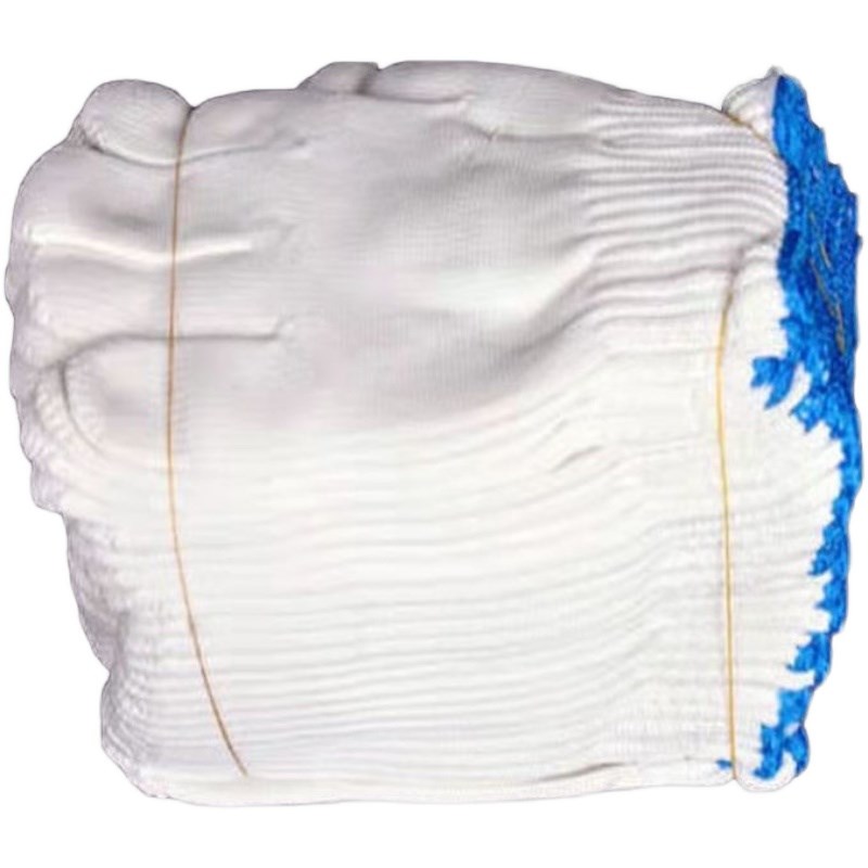 劳保手套耐磨加厚棉线手套工作劳动尼龙手套工人工地干活棉纱手套