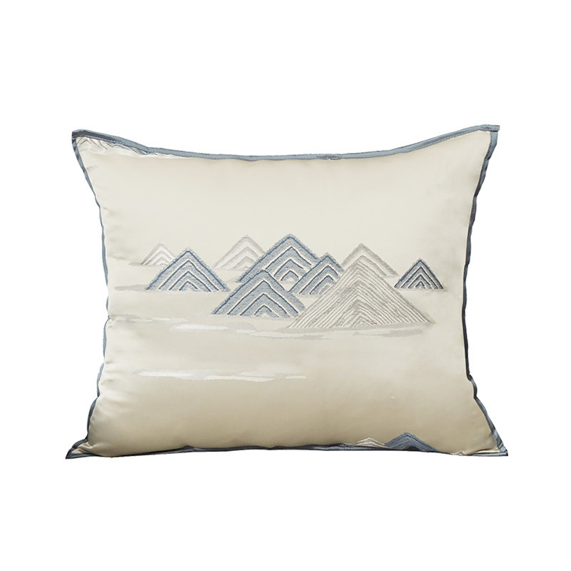 红木沙发靠垫定制抱枕中式腰枕套罩长方形抱枕套45x45不含芯靠枕