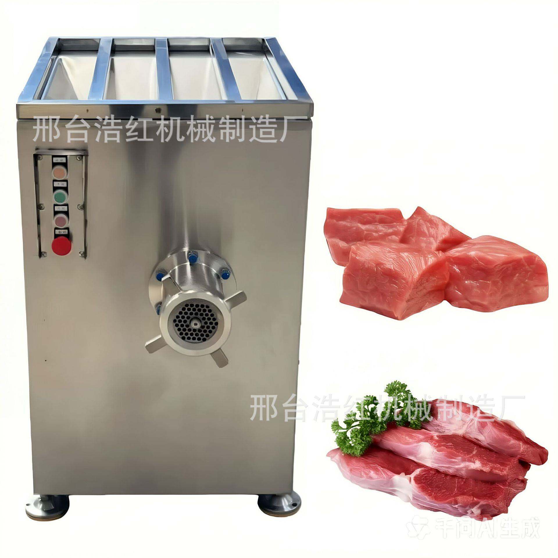 出口大型肉馅绞肉碎机大功率肉馅商用肉泥机绞肉机商用冻肉绞肉机