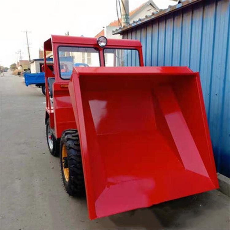 爬坡自卸翻斗搬运车 翻斗自卸电动手推车