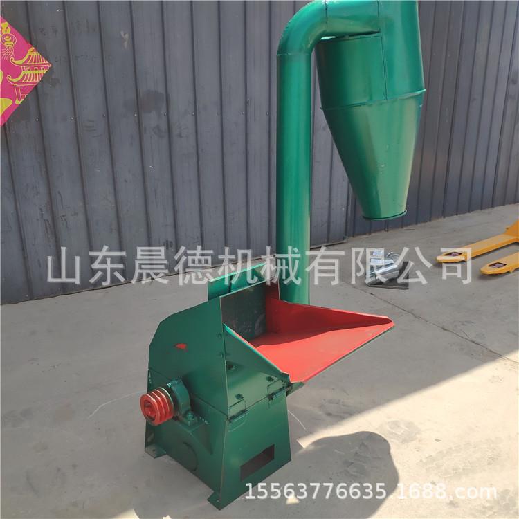 沙克龙粉草面子机 除尘式秸秆粉糠传动轴草粉机