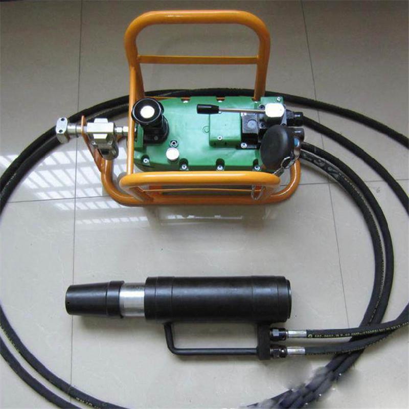 井下用风动锚索涨紧设备 指针数显矿用气动锚索张拉机具含千斤顶