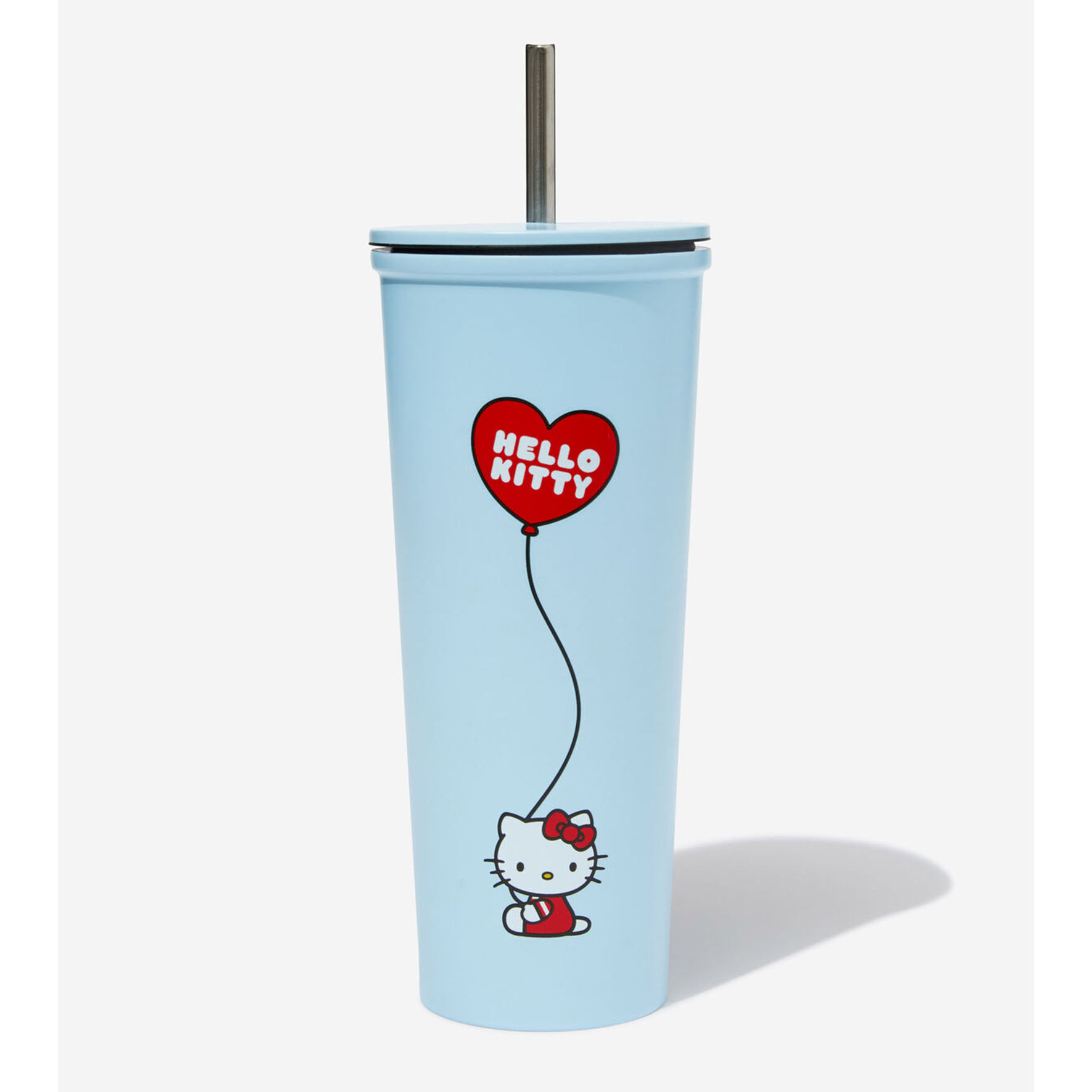 TYPO Hello Kitty Heart 不锈钢吸管杯咖啡杯水杯保温杯 保冷保热