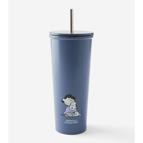 TYPOSNOOPY史努比不锈钢吸管杯咖啡杯水杯保温杯保冷保热