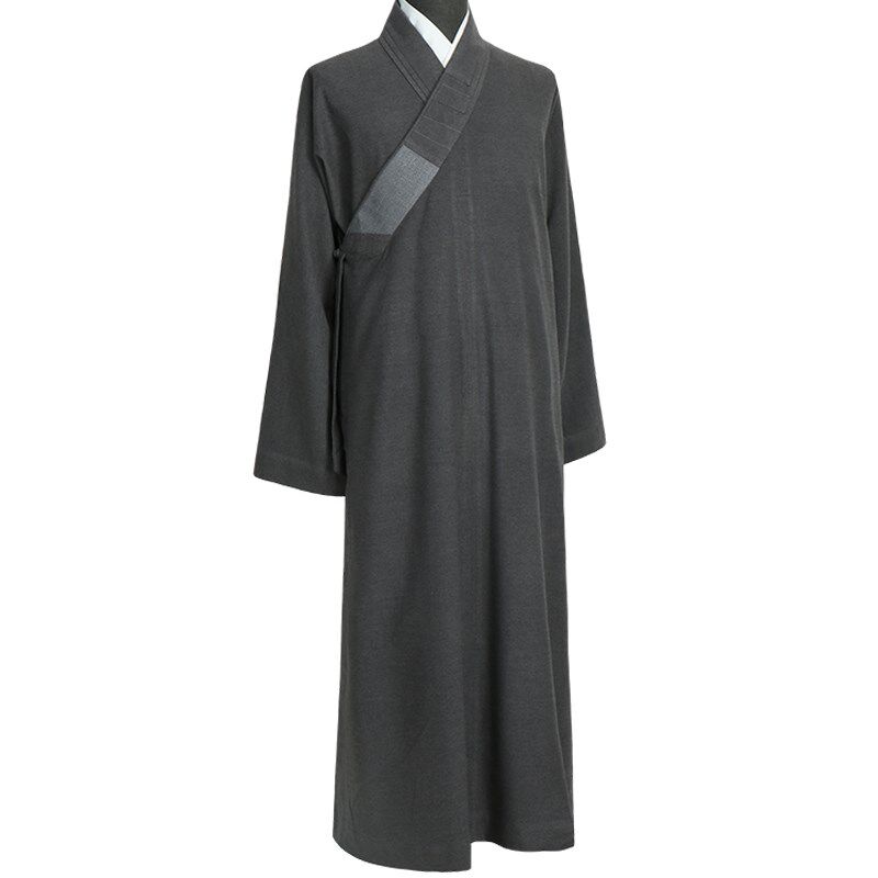 秋冬僧服呢料长褂男女款外出大褂僧人衣服比丘尼长衫出家人外套