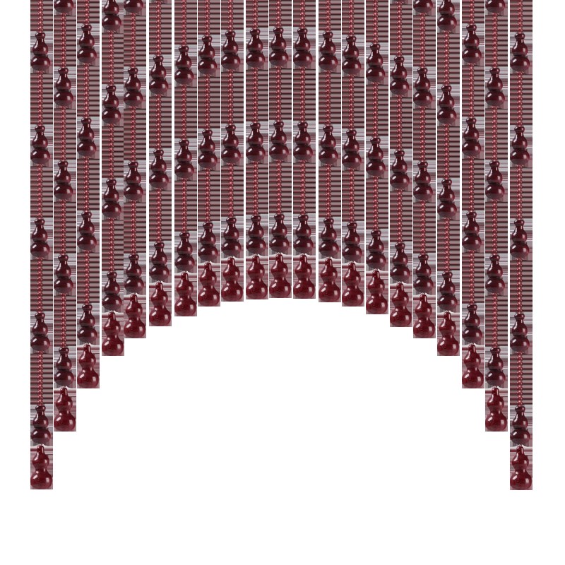 水晶珠帘门帘隔断帘客厅玄关卫生间挡煞桃木葫芦挂帘子夏季免打孔