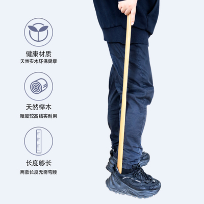 日式鞋拔子长柄家用提鞋器实木高档老人孕妇穿鞋神器加长鞋扒子