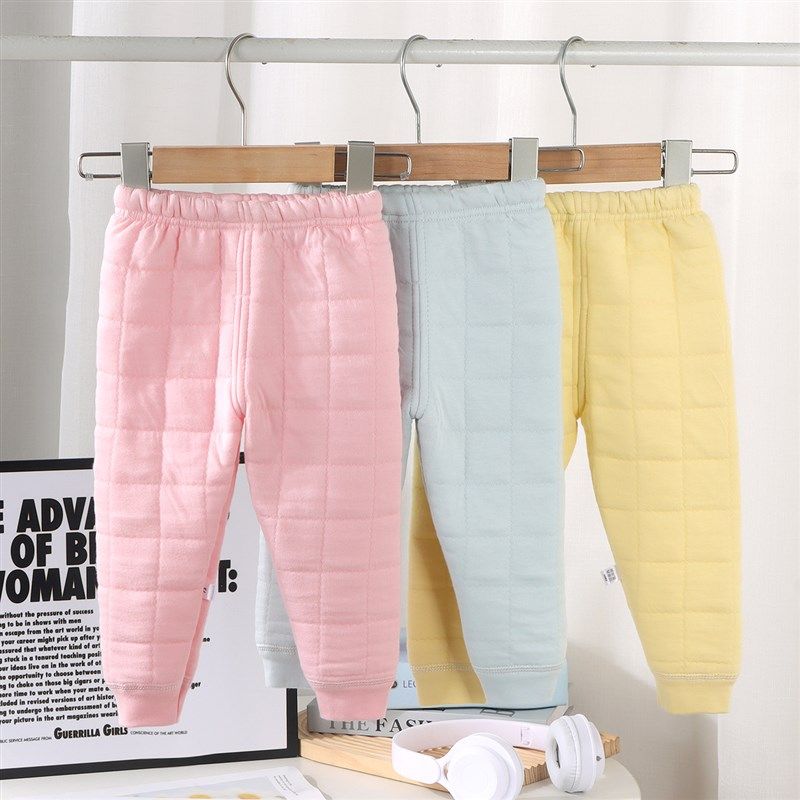 儿童纯棉保暖裤三层夹棉裤内穿加厚秋裤棉毛裤男女童打底宝宝睡裤,童装/婴儿装/亲子装,保暖裤,淘宝优惠券,粉丝福利购,淘宝优惠卷