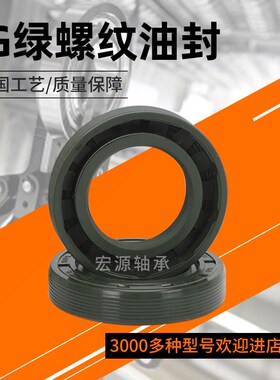 TG绿螺纹骨架油封密封圈大全尺寸125x130x135x140x145x150x12x13