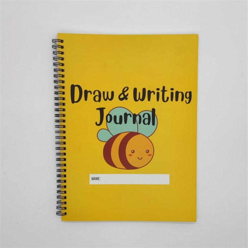 小学生绘画日记本四线三格笔记本幼儿园少儿英文读写本A4