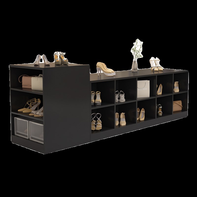 服装店中岛桌收银台单面格女装店铺中间摆放陈列流水台展示吧台桌