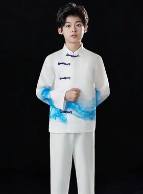 儿童合唱服演出服装中小学生诗歌朗诵表演礼服男女童演讲比赛套装